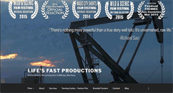 Desktop Screenshot of lifesfastfilms.com